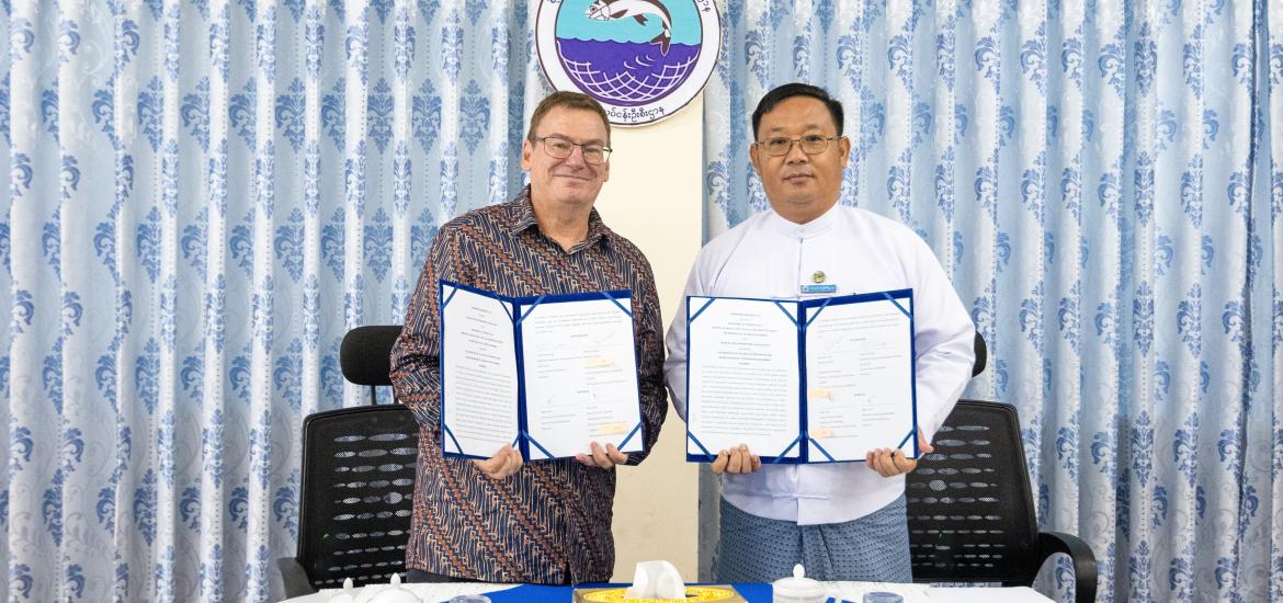 ငါးလုပ်ငန်းဦးစီးဌာနနှင့် FFI အကြား  မြန်မာနိုင်ငံ ပင်လယ်နှင့် ရေချိုဇီဝမျိုးစုံမျိုးကွဲများ ထိန်းသိမ်းကာကွယ်စောင့်ရှောက်ခြင်းလုပ်ငန်းများ ဆောင်ရွက်မှုဆိုင်ရာ သဘောတူညီမှု မူဘောင်စာချုပ်” လက်မှတ်ရေးထိုး 